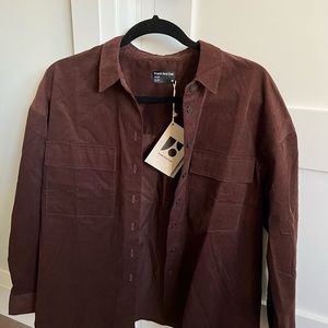 Oversized Corduroy Shirt